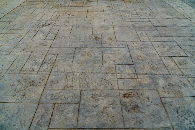 Color-Stamped Concrete