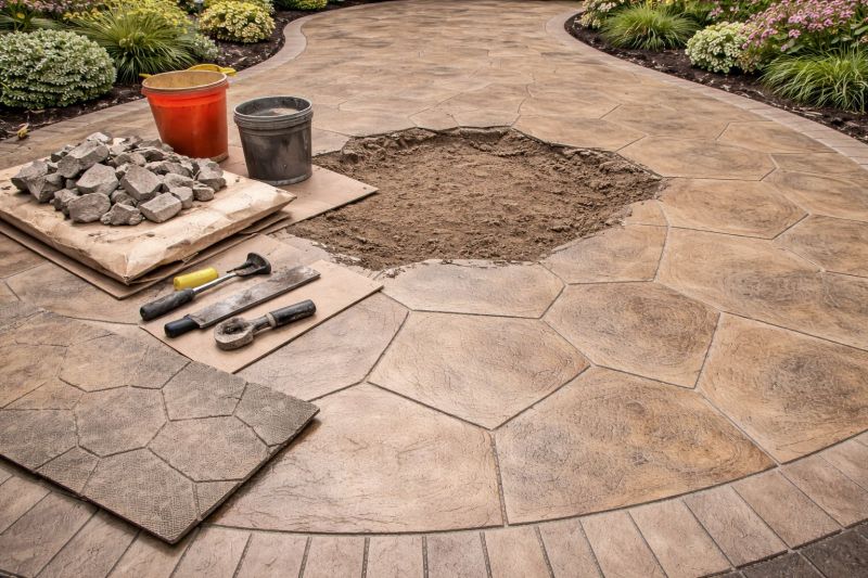 Decorative Concrete Repair in Novi, MI