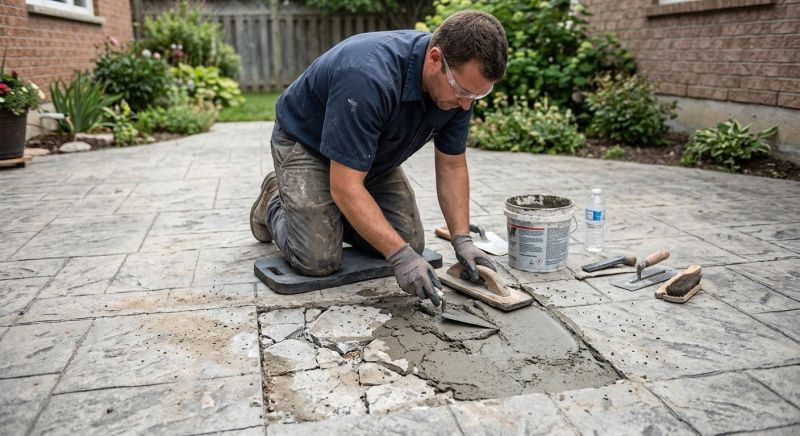 Decorative Concrete Repair in Medina, OH