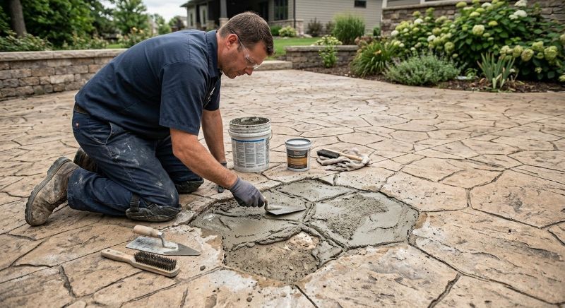 Decorative Concrete Repair in Clermont, FL