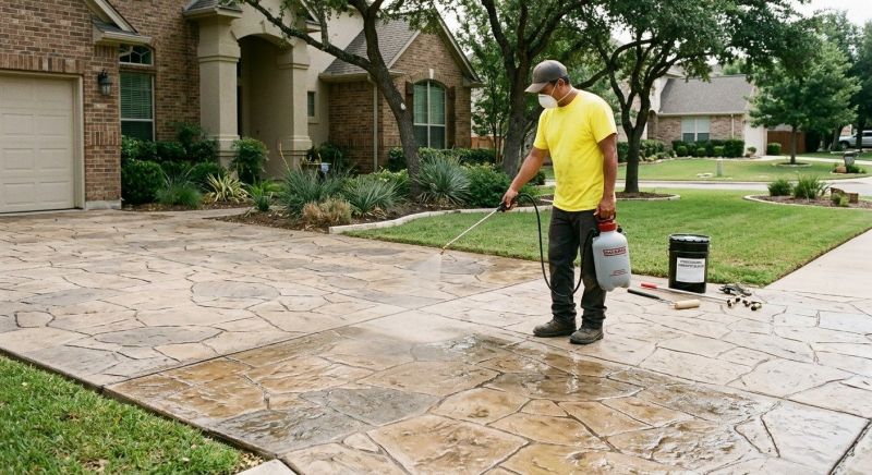Concrete Driveway Stamping Service